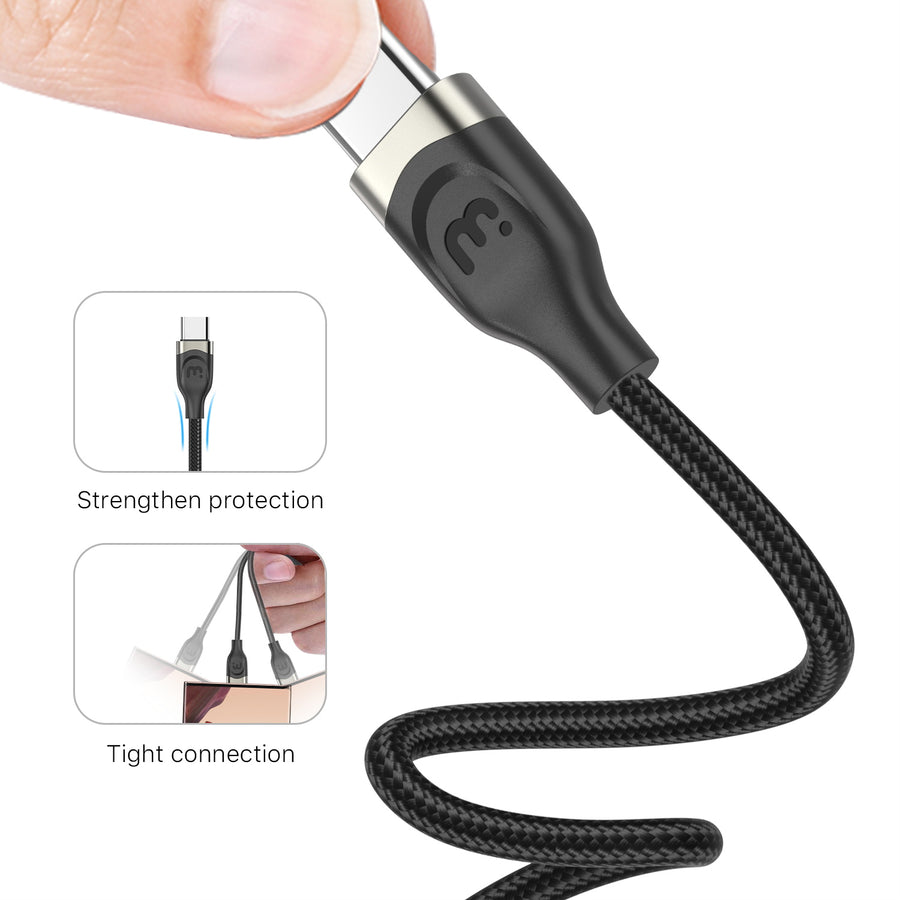 MyBat Pro USB-C to USB-C Braided Cable - 3FT - Black - RCBCCMO06B10-4.jpg