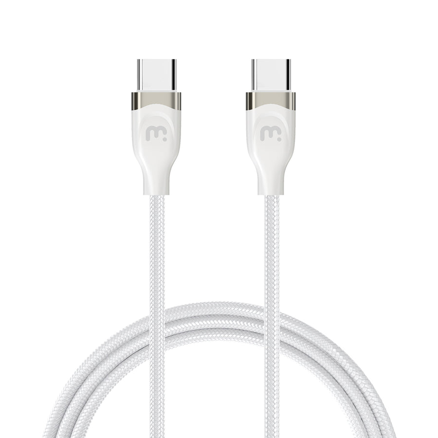 MyBat Pro USB-C to USB-C Braided Cable - 6FT - White - RCBCCMO06W18-2.jpg