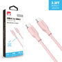 MyBat Pro USB-C to USB-C Liquid Silicone Cable - 3FT - Pink