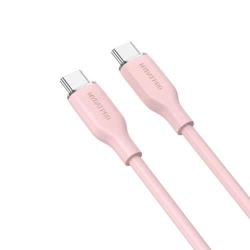 MyBat Pro USB-C to USB-C Liquid Silicone Cable - 3FT - Pink - RCBCCMO07P10-2.jpg