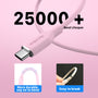 MyBat Pro USB-C to USB-C Liquid Silicone Cable - 3FT - Pink - RCBCCMO07P10-4.jpg