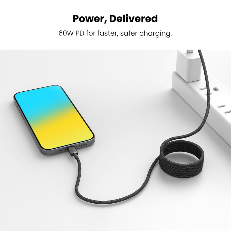 MyBat Pro MagCoil USB-C to USB-C Braided Magnetic Cable - 6FT - Black - RCBCCMO16BK18-6.jpg