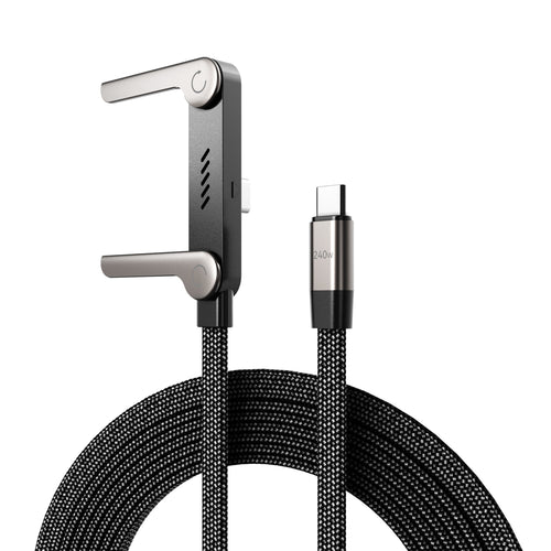 MyBat Pro 240W Easel Flat USB-C Charging Cable with Foldable Kickstand - 5FT - Black - RCBCCMO19BK-2.jpg
