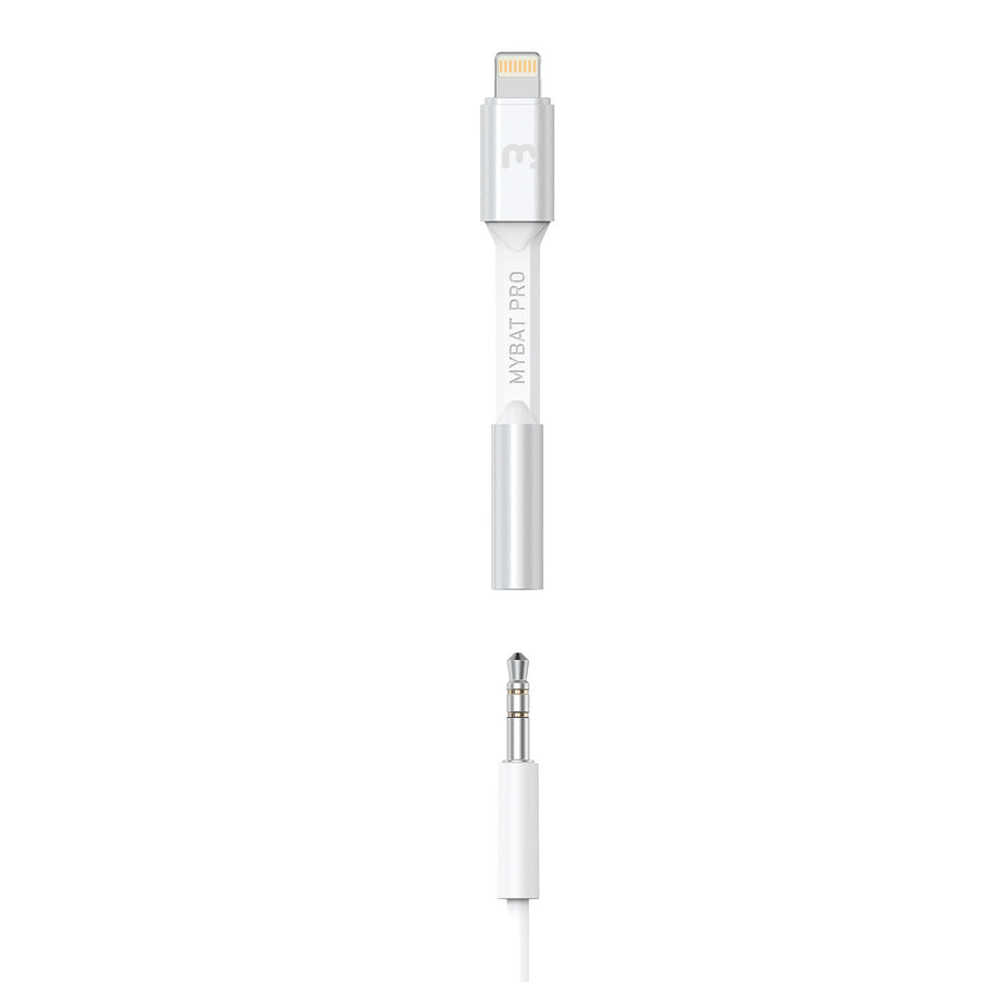 MyBat Pro MFi Lightning Connector to 3.5mm Adapter - White - RCBFL3MN38W08-2.jpg