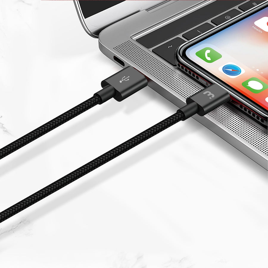 MyBat Pro MFi USB-A to Lightning Sync Cable - 6.5 FT - Black - RCBFLAMO36B20-6.jpg