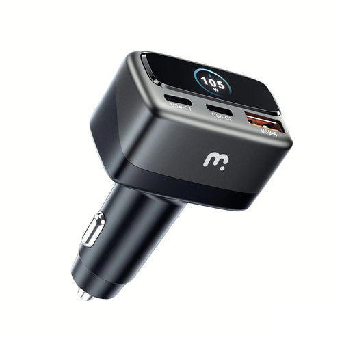 MyBat Pro 105W 3-Port Fast Car Charger with Digital Display - Black - RCGCARC16BK-2.jpg