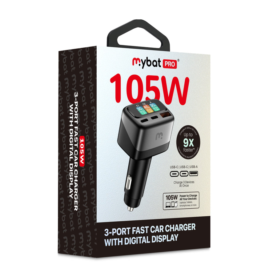 MyBat Pro 105W 3-Port Fast Car Charger with Digital Display - Black - RCGCARC16BK-3.jpg