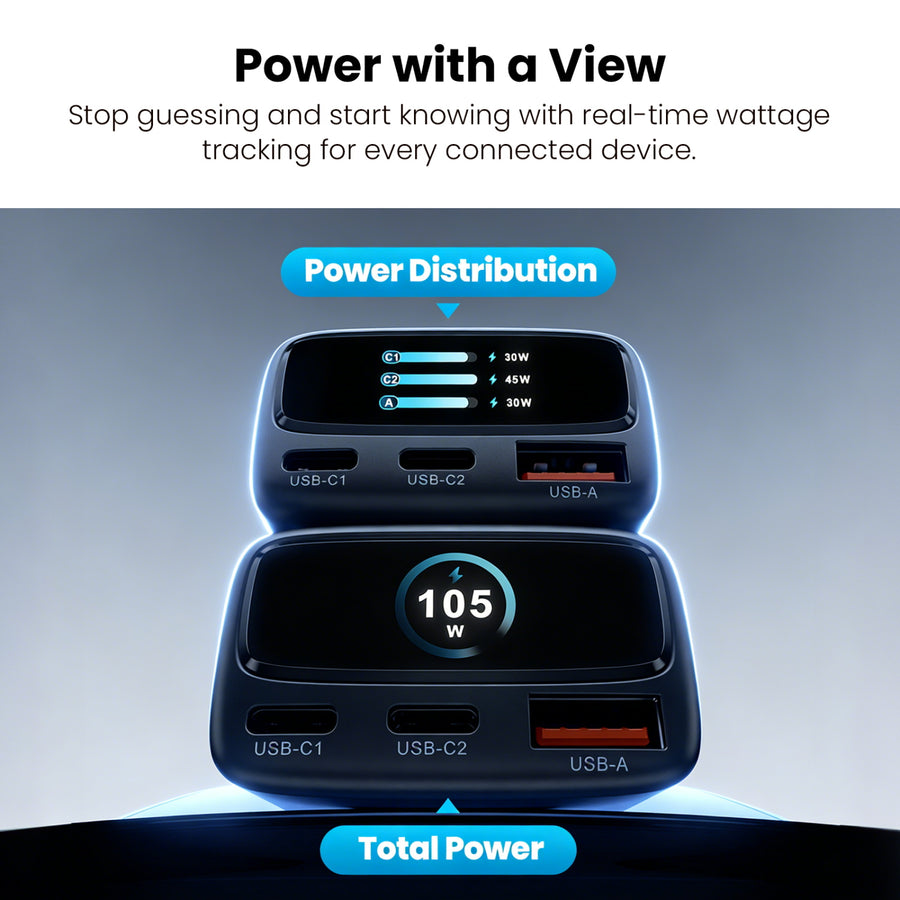 MyBat Pro 105W 3-Port Fast Car Charger with Digital Display - Black - RCGCARC16BK-8.jpg