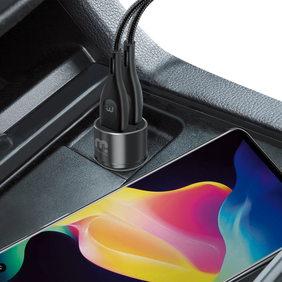 MyBat Pro 2-in-1 Car Charger with 6ft Type-C USB Cable - Black - RCGCARCAMOD01-7.jpg
