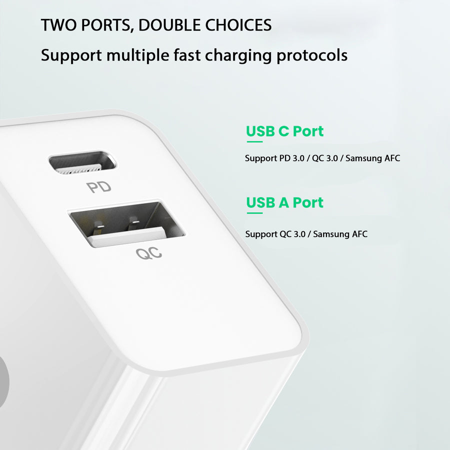 MyBat Pro Dual Port Fast Charging Power Delivery Wall Charger (22W) - White - RCGTRAC06W-3.jpg