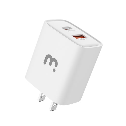 MyBat Pro 20W GaN Dual-Port Wall Charger - White - RCGTRAC37PW-2.jpg