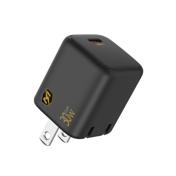 MyBat Pro 30W USB-C PD Foldable GaN Wall Charger  - Black - RCGTRAC50BK.JPG