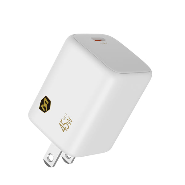 MyBat Pro 45W USB-C PD Foldable GaN Wall Charger  - White - RCGTRAC51PW.JPG