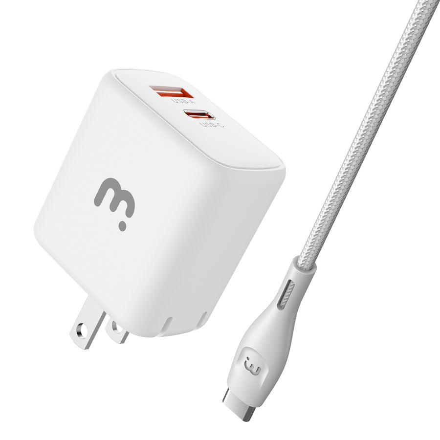 MyBat Pro 35W Dual-Port Wall Charger w/ USB-C to USB-C Cable - White - RCGTRACCMO11PW-2.jpg