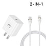MyBat Pro 2-In-1 Fast Charging Power Delivery Wall Charger (20W) with USB-C to MFi Lightning Cable - White - RCGTRAFLCMO40W12-1.JPG