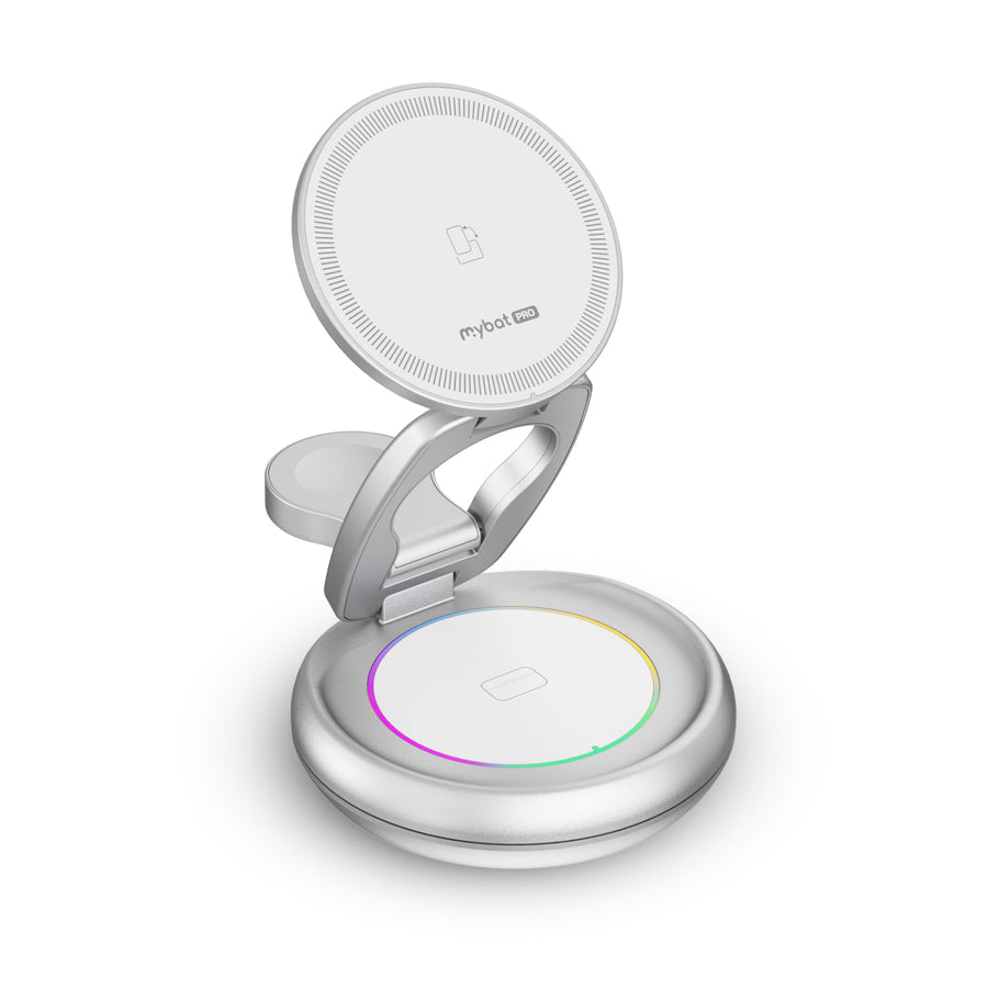 MyBat Pro 3-in-1 FoldMate Stack Wireless Charging Dock - Silver - RCGWIRC27SL-2.jpg