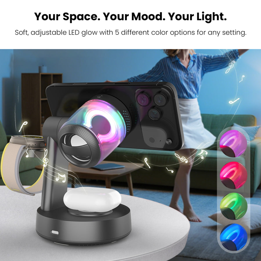 MyBat Pro Luna 5-in-1 MagSafe Wireless Charging Dock & Speaker with Lights - Black - RCGWIRC28BK-11.jpg