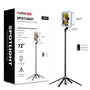 MyBat Pro Spotlight Tripod Aluminum Alloy Stand with LED Light - Black