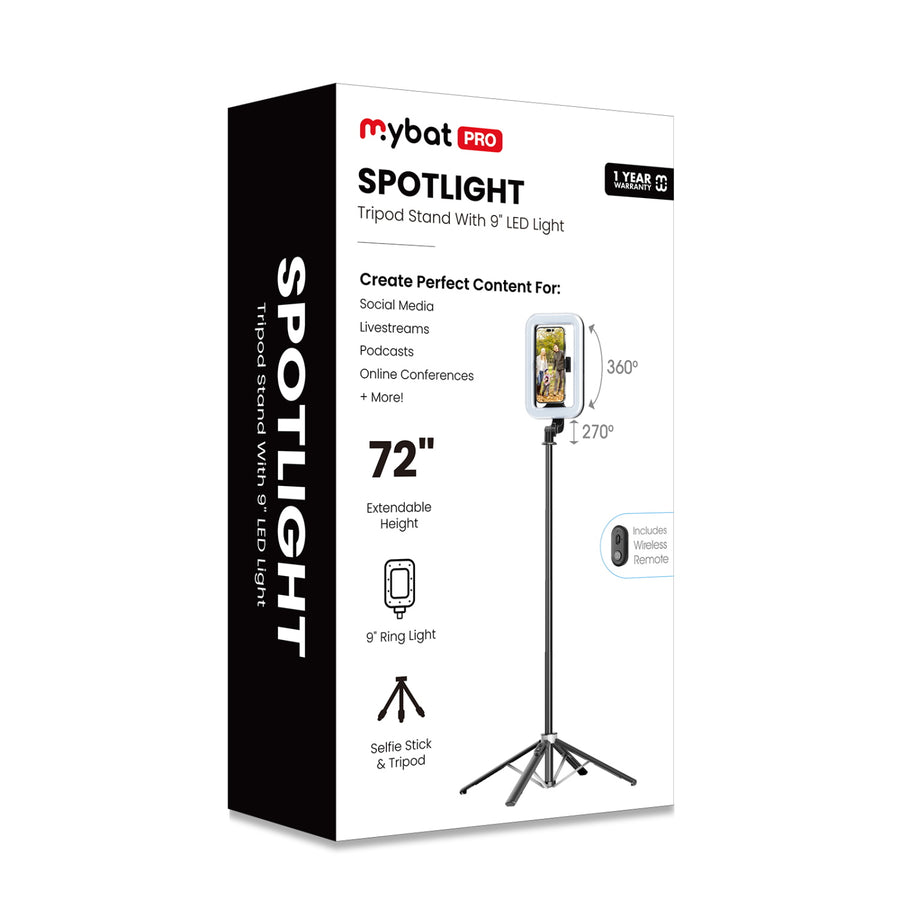 MyBat Pro Spotlight Tripod Aluminum Alloy Stand with LED Light - Black - RCLSEL028-14.jpg
