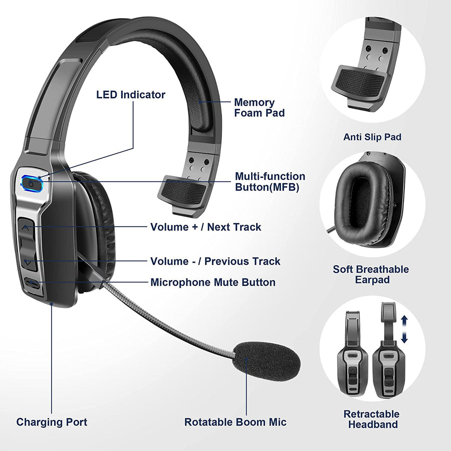 MyBat Pro WorkFlow Wireless Headset with Noise Cancelling Microphone - Black - RFHSBTST032-3.jpg