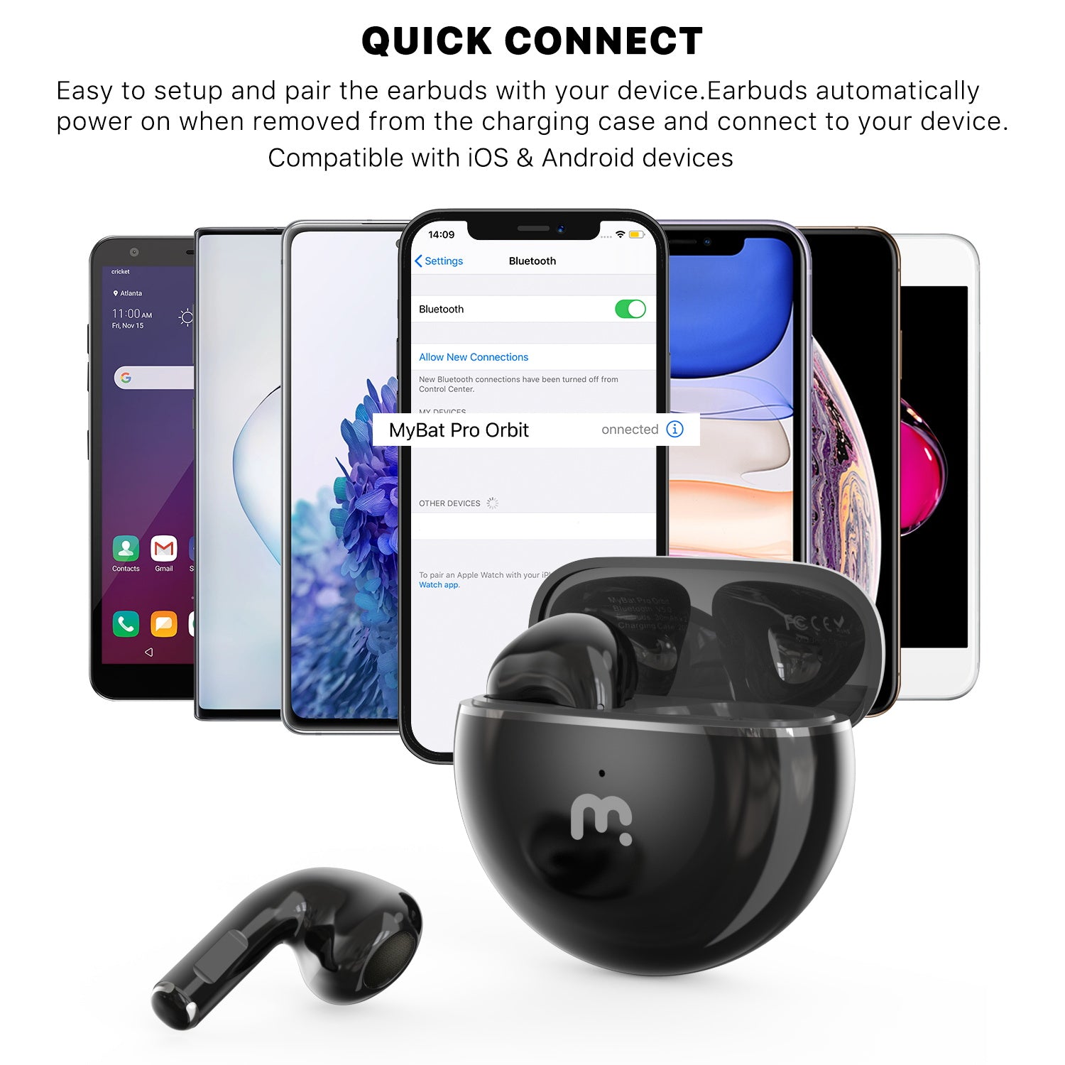 MyBat Pro Orbit True Wireless Earbuds with Charging Case - Black - RFHSBTST091-3.jpg