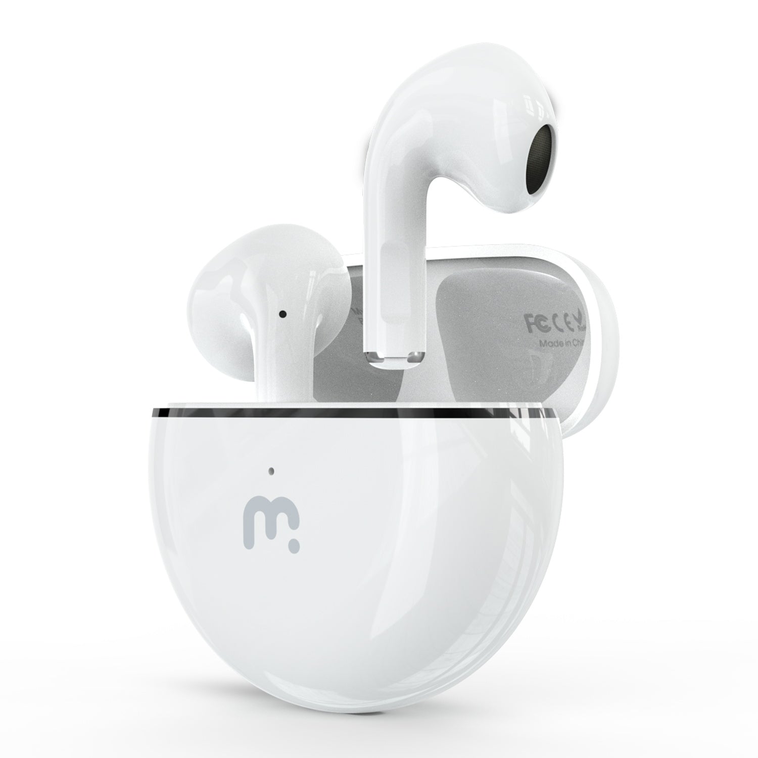 MyBat Pro Orbit True Wireless Earbuds with Charging Case - White - RFHSBTST092-2.jpg