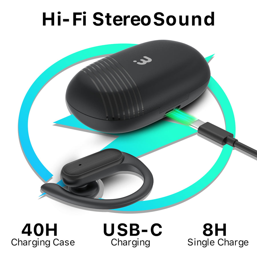 MyBat Pro Glide True Wireless Earhooks Earbuds with Charging Case - Black - RFHSBTST161-6.jpg