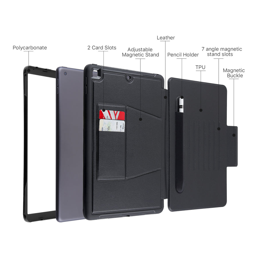 MyBat Pro Leather Folio Series Tablet Case for Apple iPad 10.2 (2021) - Black - RIP102PCMJT031-5.jpg