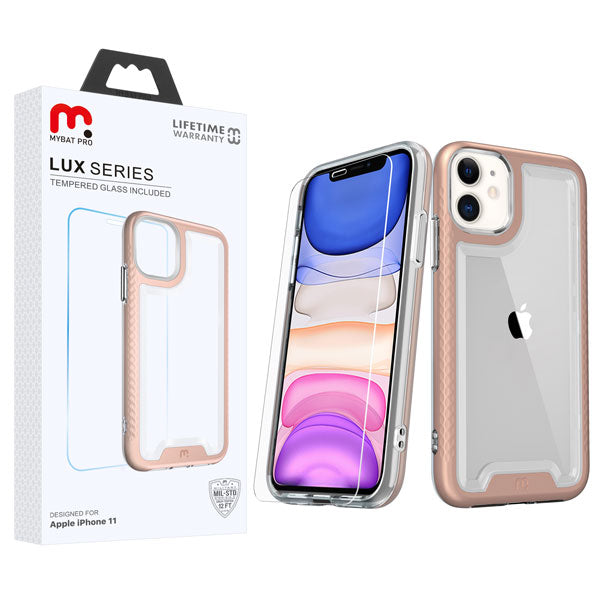 MyBat Pro Lux Series Case for Apple iPhone 11 - Rose Gold - RIP11CSG5TS003-1.jpg