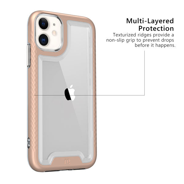 MyBat Pro Lux Series Case for Apple iPhone 11 - Rose Gold - RIP11CSG5TS003-6.jpg