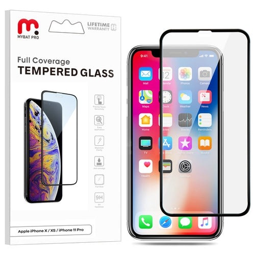 MyBat Pro Full Coverage Tempered Glass Screen Protector for Apple iPhone 11 Pro / iPhone XS / X - Clear - RIP11PSC85A-1.jpg