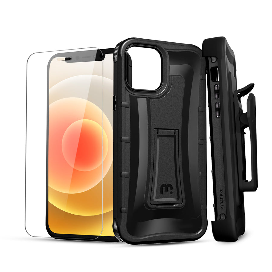 MyBat Pro Warrior Series Case for Apple iPhone 12 mini (5.4) - Black - RIP12CS3NS001-2.jpg