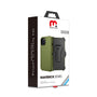 MyBat Pro Antimicrobial Maverick Series Case with Holster and Tempered Glass for Apple iPhone 12 / 12 Pro (6.1) - Army Green / Black - RIP12PCS3NXS004-20.JPG