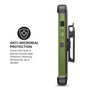MyBat Pro Antimicrobial Maverick Series Case with Holster and Tempered Glass for Apple iPhone 12 / 12 Pro (6.1) - Army Green / Black - RIP12PCS3NXS004-5.JPG