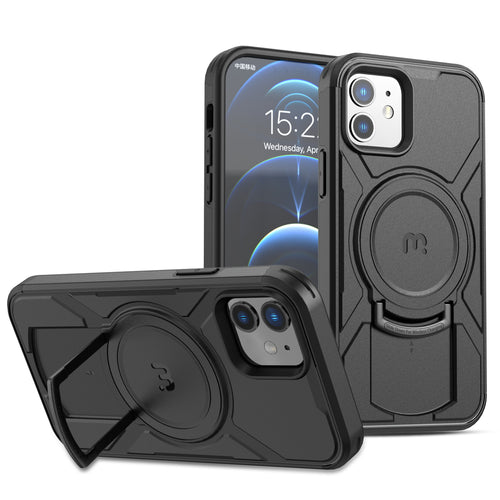 MyBat Pro Stealth Series Case for Apple iPhone 12 Pro (6.1) / 12 (6.1) - Black / Black - RIP12PCSSTSMS201-2.jpg