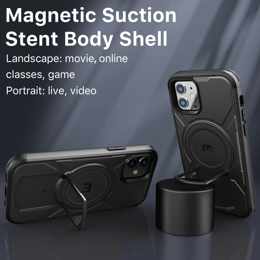 MyBat Pro Stealth Series Case for Apple iPhone 12 Pro (6.1) / 12 (6.1) - Black / Black - RIP12PCSSTSMS201-3.jpg