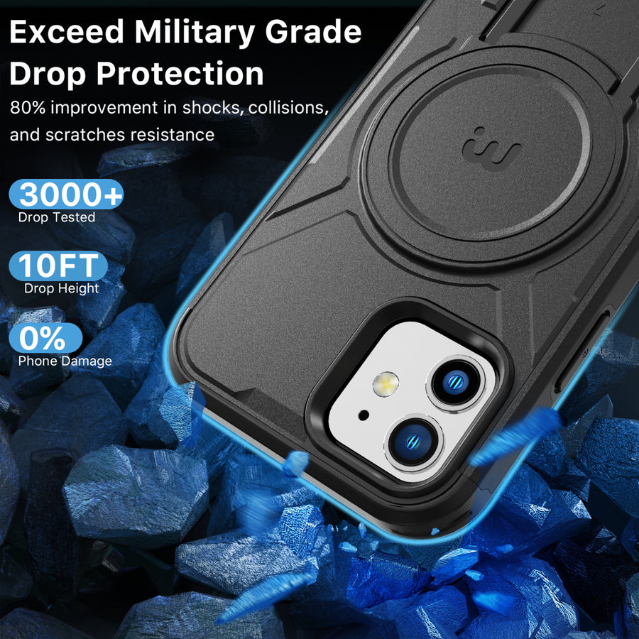 MyBat Pro Stealth Series Case for Apple iPhone 12 Pro (6.1) / 12 (6.1) - Black / Black - RIP12PCSSTSMS201-5.jpg