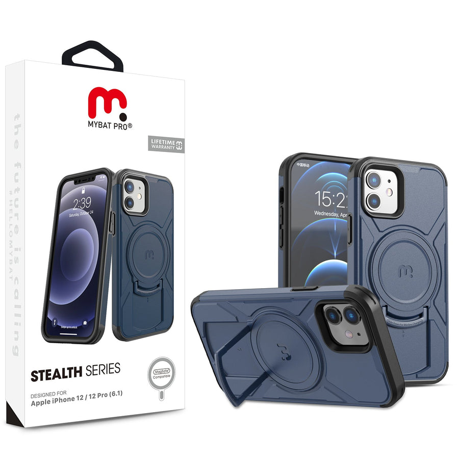 MyBat Pro Stealth Series Case for Apple iPhone 12 Pro (6.1) / 12 (6.1) - Blue / Black