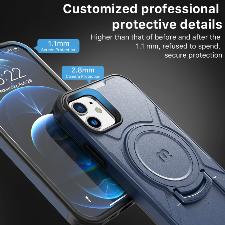 MyBat Pro Stealth Series Case for Apple iPhone 12 Pro (6.1) / 12 (6.1) - Blue / Black - RIP12PCSSTSMS202-4.jpg