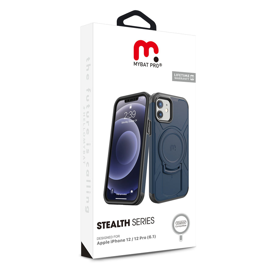 MyBat Pro Stealth Series Case for Apple iPhone 12 Pro (6.1) / 12 (6.1) - Blue / Black - RIP12PCSSTSMS202-7.jpg