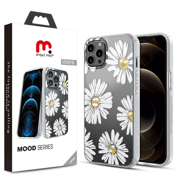 MyBat Pro Mood Diamond Series Case for Apple iPhone 12 Pro Max (6.7) - Happy Daisies - RIP12PMCSFSSD150-1.jpg