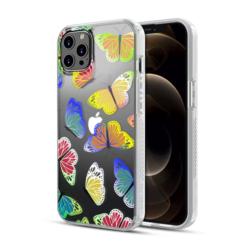 MyBat Pro Mood Series Case for Apple iPhone 12 Pro Max (6.7) - Neon Butterfies - RIP12PMCSFSSM368-2.jpg