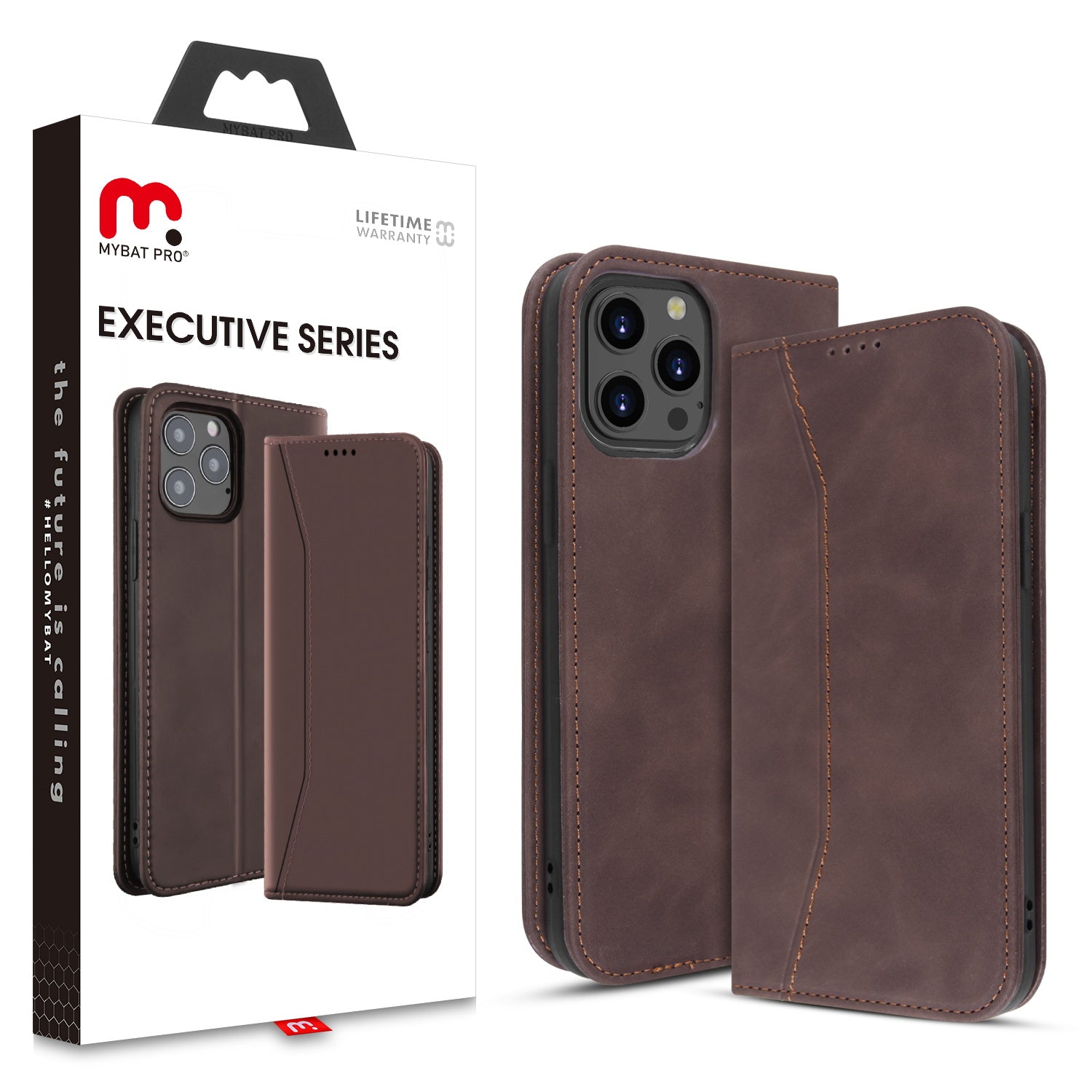 MyBat Pro Executive Series Case for Apple iPhone 12 Pro Max (6.7) - Brown