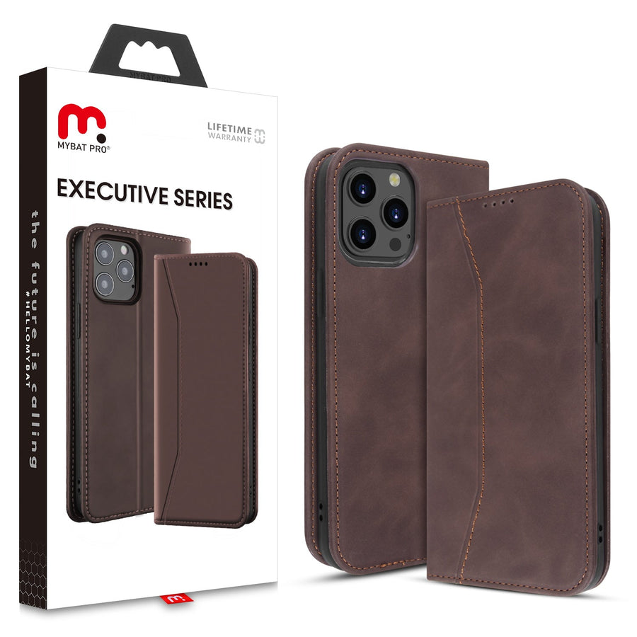 MyBat Pro Executive Series Case for Apple iPhone 12 Pro Max (6.7) - Brown
