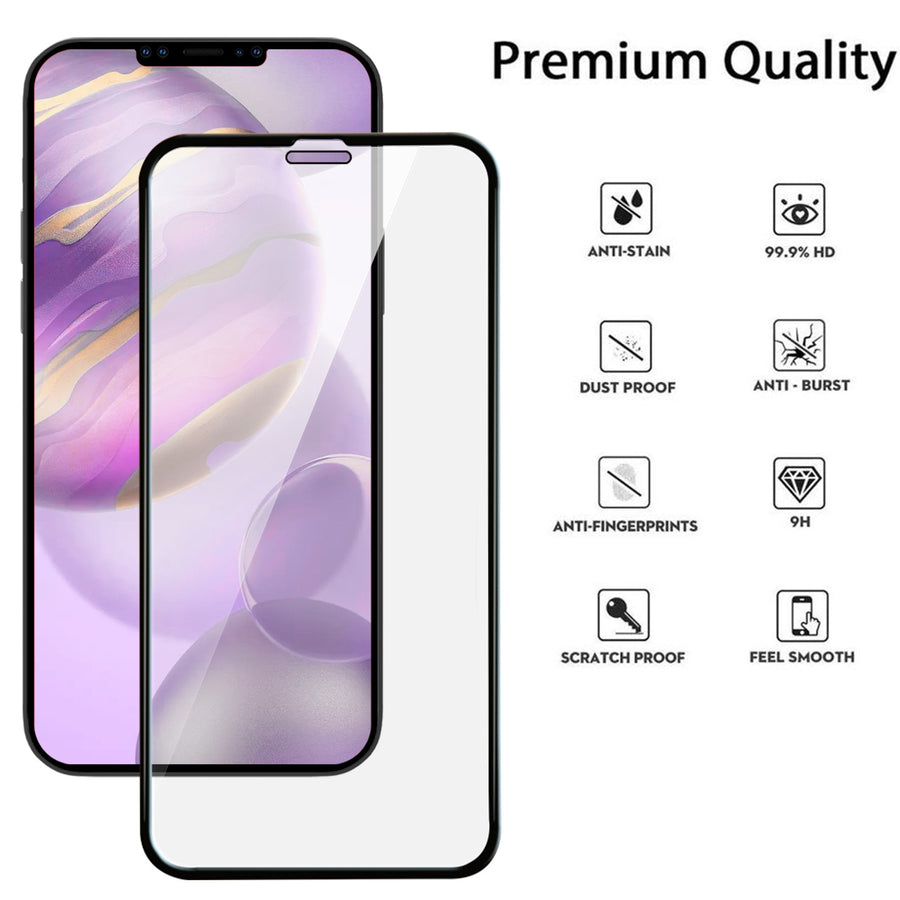 MyBat Pro Full Coverage Tempered Glass Screen Protector for Apple iPhone 12 Pro Max (6.7) - Clear - RIP12PMSC85A-7.jpg