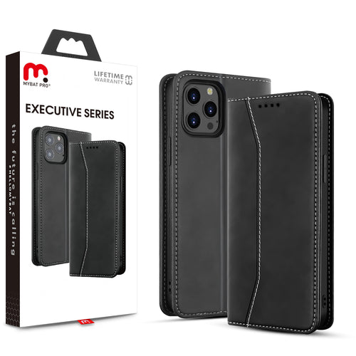MyBat Pro Executive Series Case for Apple iPhone 12 Pro (6.1) / iPhone 12 (6.1) - Black - RIP12PPCMJP001-1.jpg