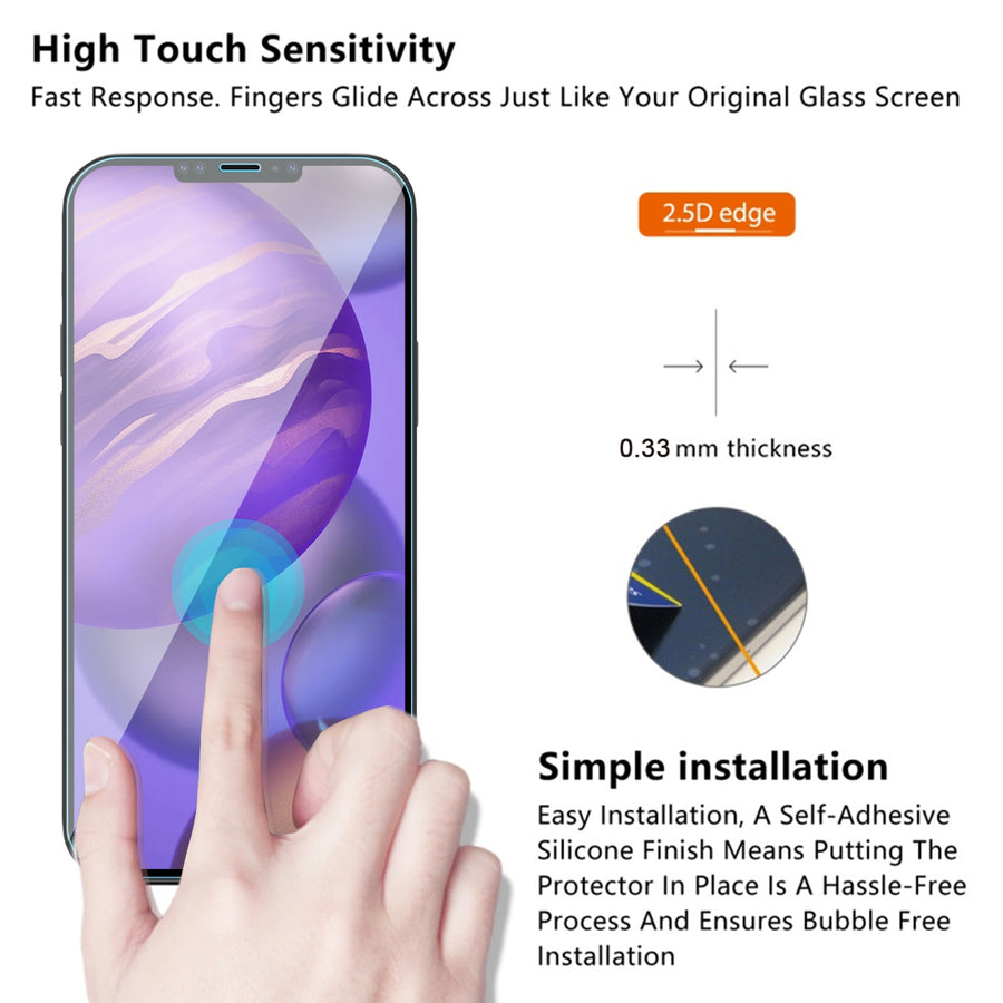 MyBat Pro  Tempered Glass Screen Protector for Apple iPhone 12 mini (5.4) - Clear - RIP12SC81-6.jpg
