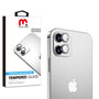 MyBat Pro Tempered Glass CamShield Lens Protector for Apple iPhone 12/iPhone 12 mini / 11 - Silver