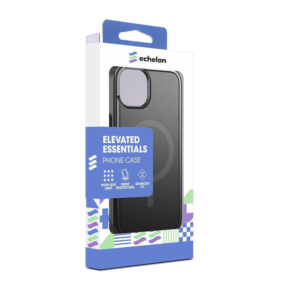 echelon Fuse Series w/ MagSafe Case for Apple iPhone 17e / 16e / 14 / 13 - Black - RIP13CSD5MS101-8.jpg