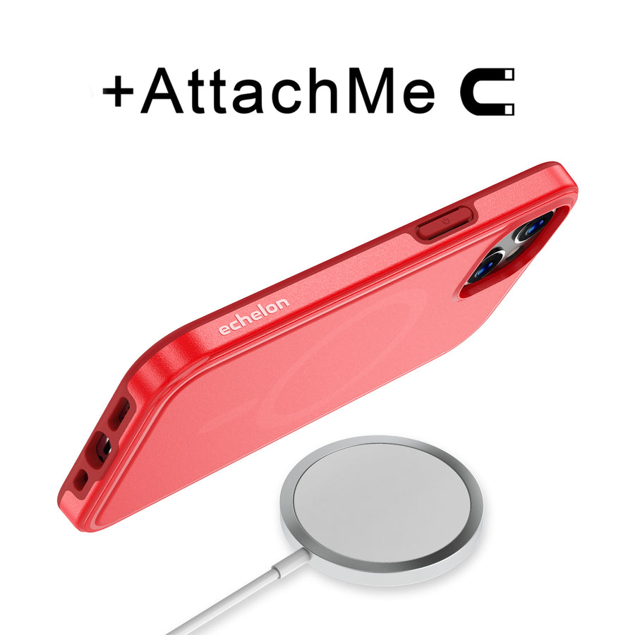 echelon Fuse Series w/ MagSafe Case for Apple iPhone 17e / 16e / 14 / 13 - Red - RIP13CSD5MS105-6.jpg